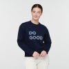 Do Good Crew Sweatshirt - Women's, Maritime, Model Aya