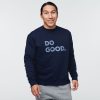 Do Good Crew Sweatshirt - Men's, Maritime, Model Mario