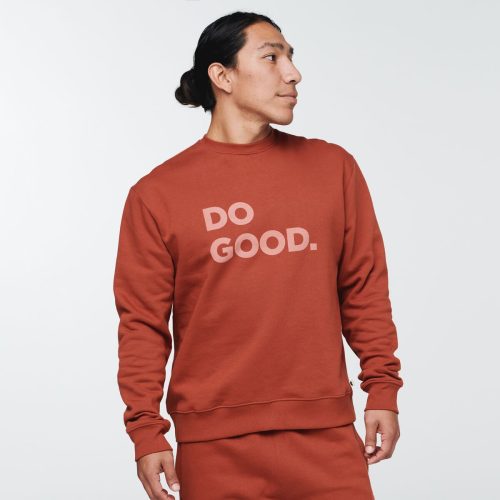 Do Good Crew Sweatshirt - Men's, Spice, Model Jeremy