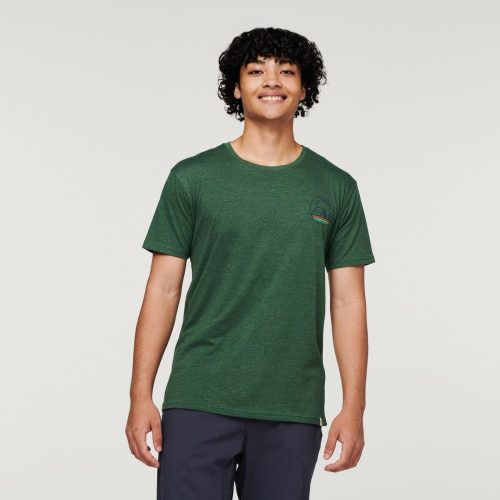 Camp Life Organic T-Shirt - Men's, Forest, Model Xavier