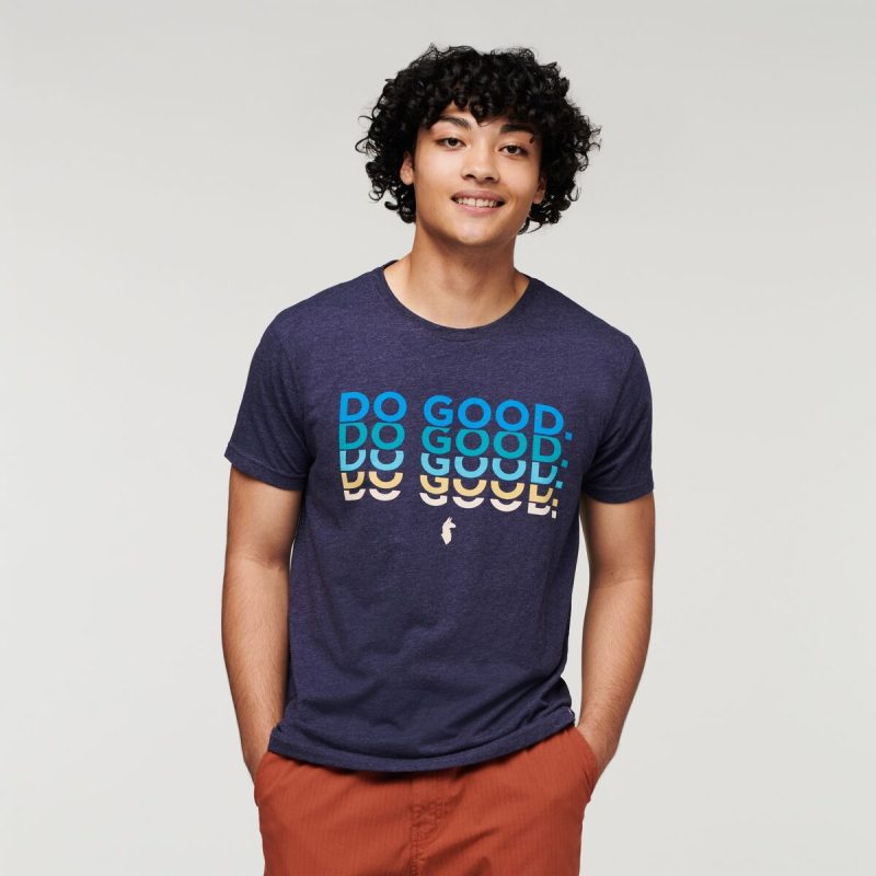 Do Good Repeat T-Shirt - Men's, Maritime, Model Xavier