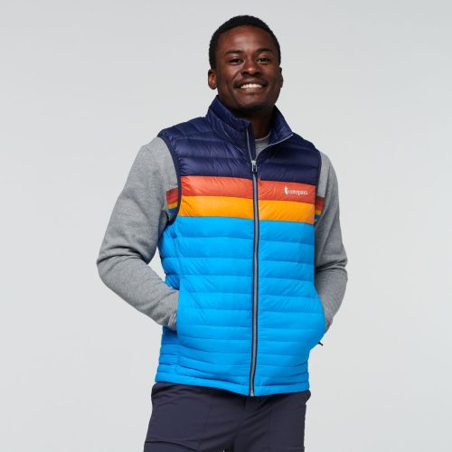 Fuego Down Vest - Men's, Maritime/Saltwater, Model Jeremy