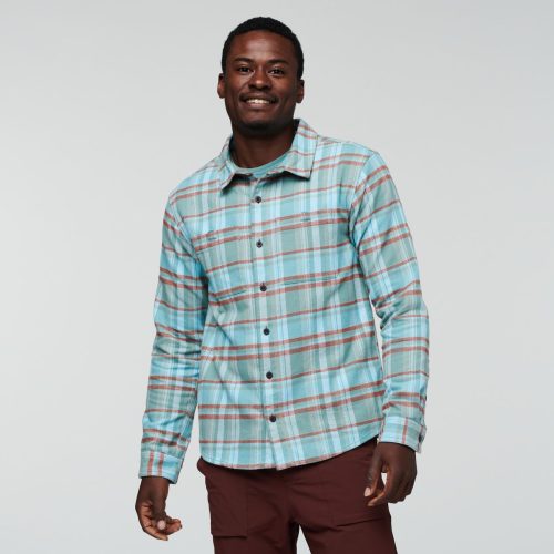 Mero Flannel Shirt - Men's, Bluegrass Plaid, Model Jeremy