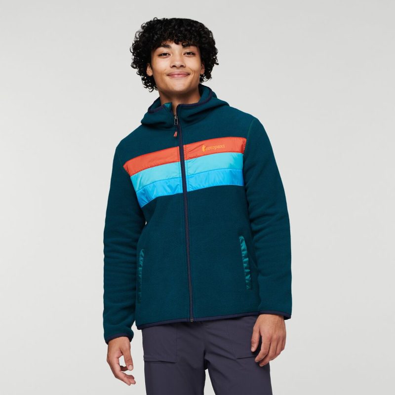 Teca Fleece Hooded Full-Zip Jacket - Men's, The Goat, Model Xavier