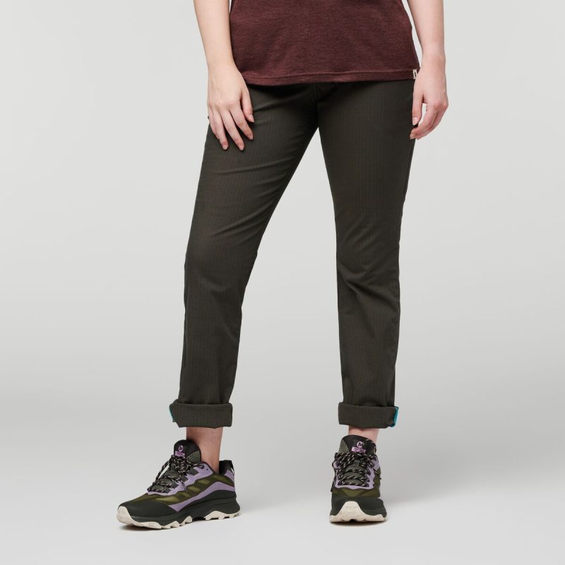 Salto Ripstop Pant - Women's, Iron, Model Courtney