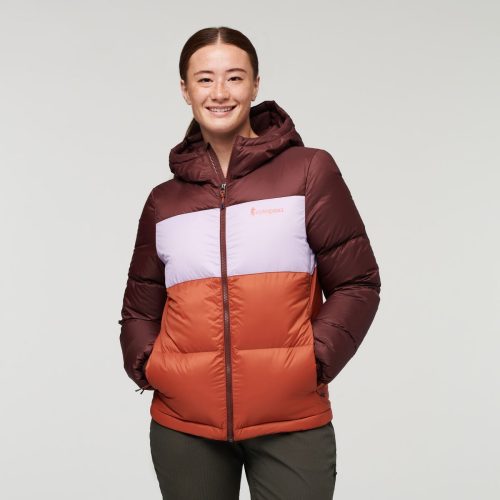 Solazo Hooded Down Jacket - Women's, Chestnut/Spice