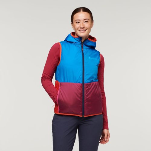 Teca Cálido Hooded Vest - Women's, Rocket Science, Model Aya