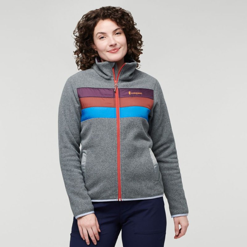 Teca Fleece Full-Zip Jacket - Women's, Passing Time, Model Courtney