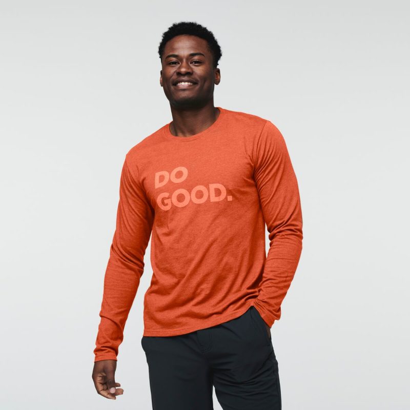 Do Good Long-Sleeve T-Shirt - Men's, Canyon, Model Jeremy