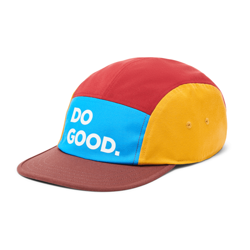 Do Good Five Panel Hat, Saltwater/Chestnut