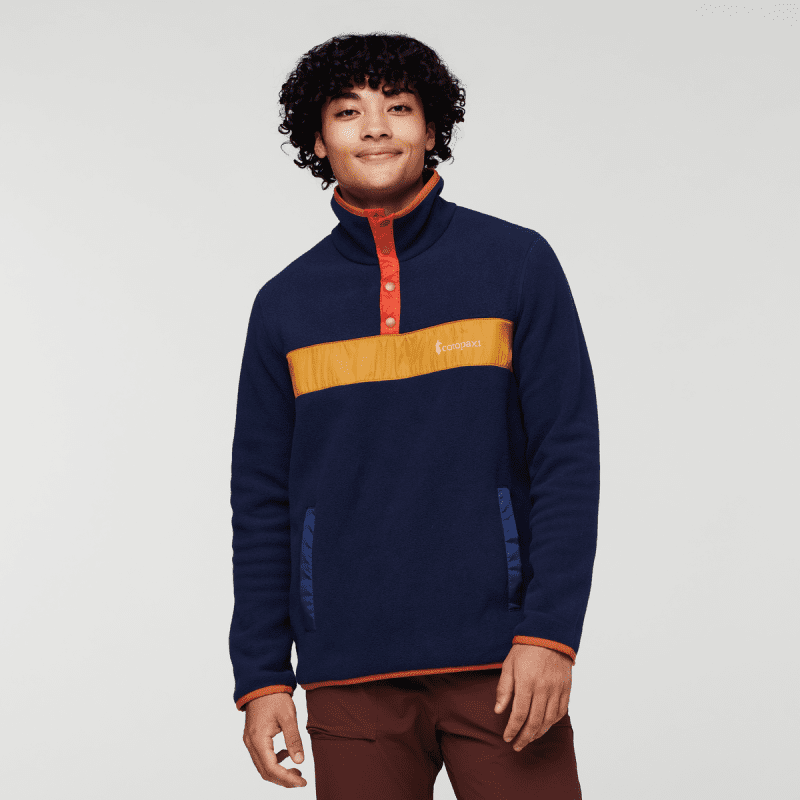 Teca Fleece Pullover - Men's, Campfire, Model Xavier