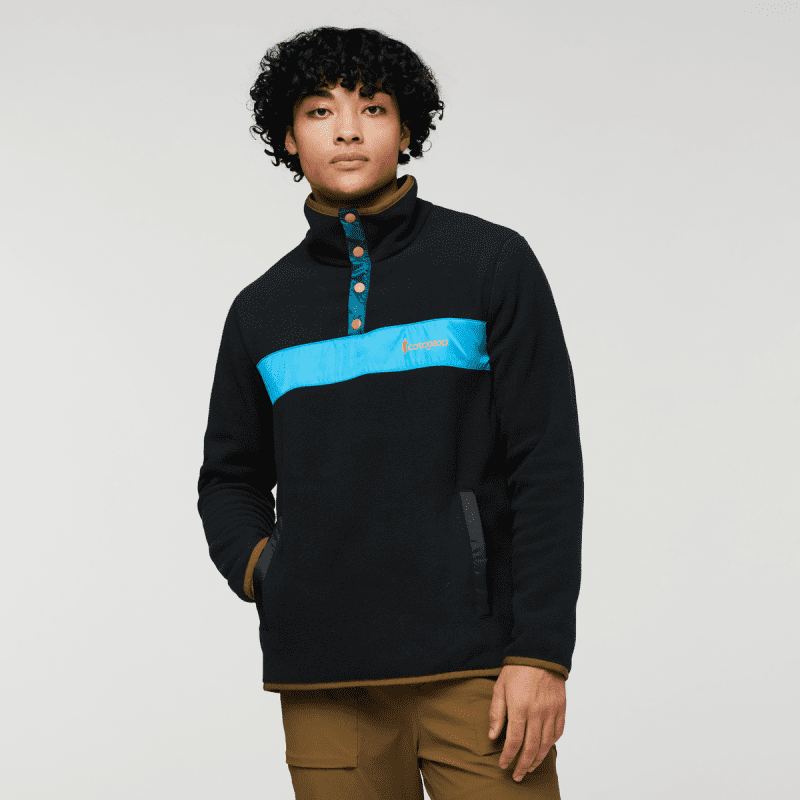 Teca Fleece Pullover - Men's, Drifting, Model Xavier