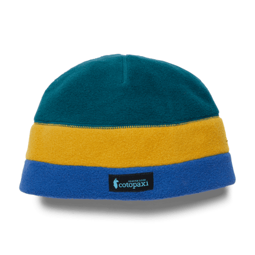 Teca Fleece Beanie, Deep Ocean Stripes