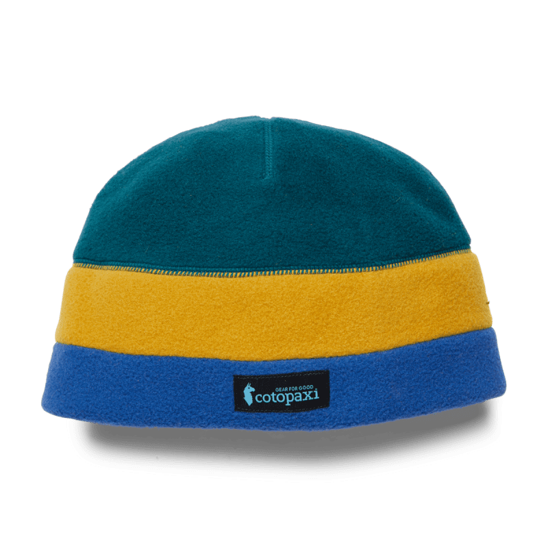 Teca Fleece Beanie, Deep Ocean Stripes