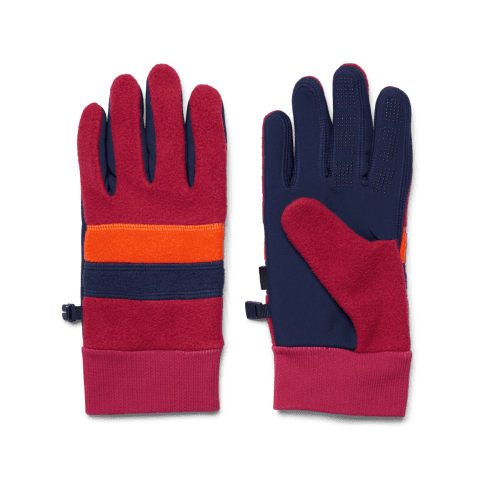 Teca Fleece Gloves, raspberry