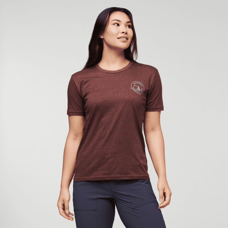 Camp Life Organic T-Shirt - Women's, Chestnut