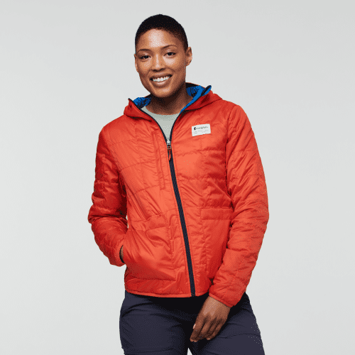 Teca Cálido Hooded Jacket - Women's, Rocket Science, Model Callie