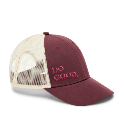 Do Good Trucker Hat, Wine