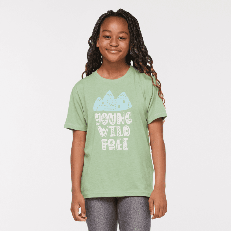 Be Free T-Shirt - Kids', Aspen, Model Adelina