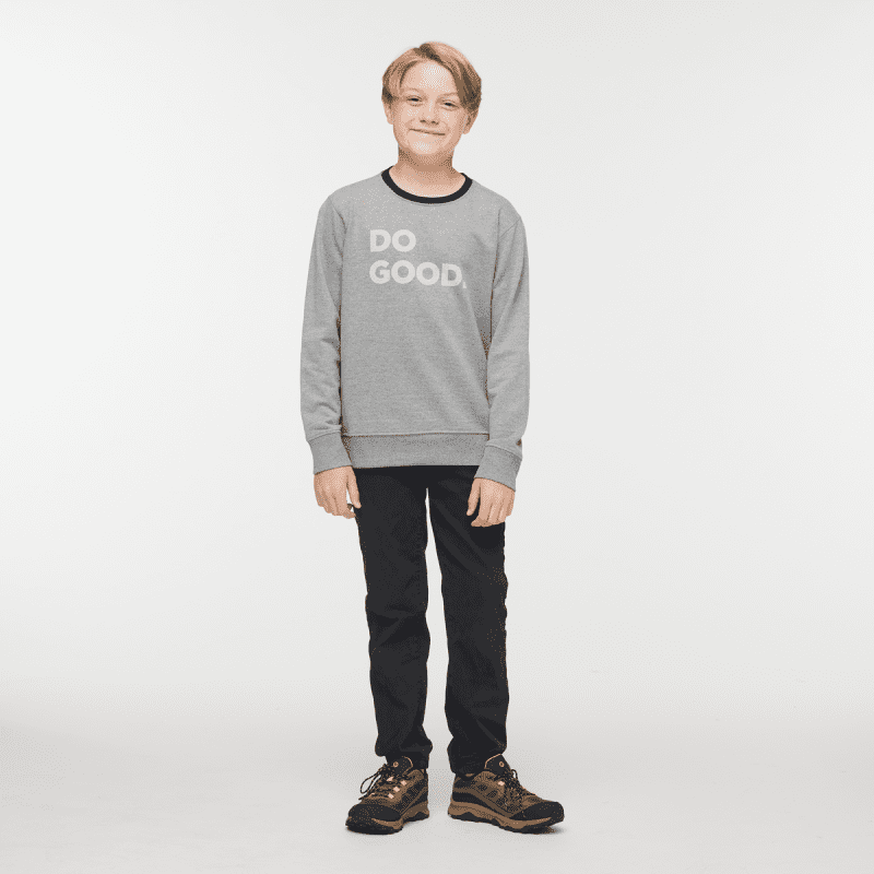 1200x1200png F23KidsDoGoodOrganicCrewSweatshirtHeatherGrey 1