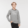 Do Good Crew Sweatshirt - Kids', Heather Grey, Model Dax