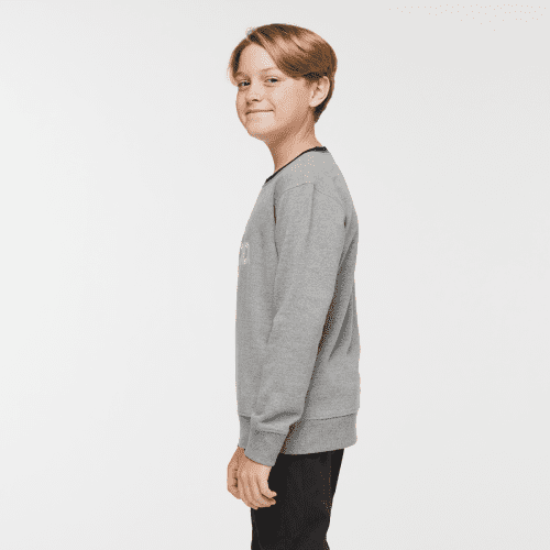 1200x1200png F23KidsDoGoodOrganicCrewSweatshirtHeatherGrey 3