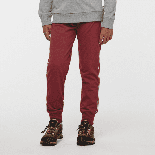 Sweatpants - Kids', Burgundy, Model Isaiah