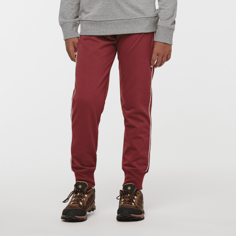 Sweatpants - Kids', Burgundy, Model Isaiah