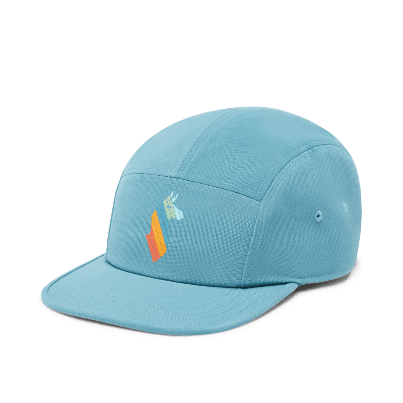 Llama Stripes 5-Panel Hat, Blue Spruce