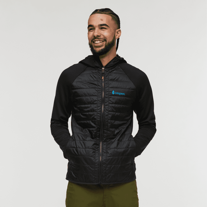 Capa Hybrid Insulated Hooded Jacket - Men's, Cotopaxi Black, Model Alex