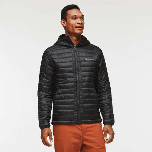 Capa Insulated Hooded Jacket - Men's, Cotopaxi Black, Model Jason