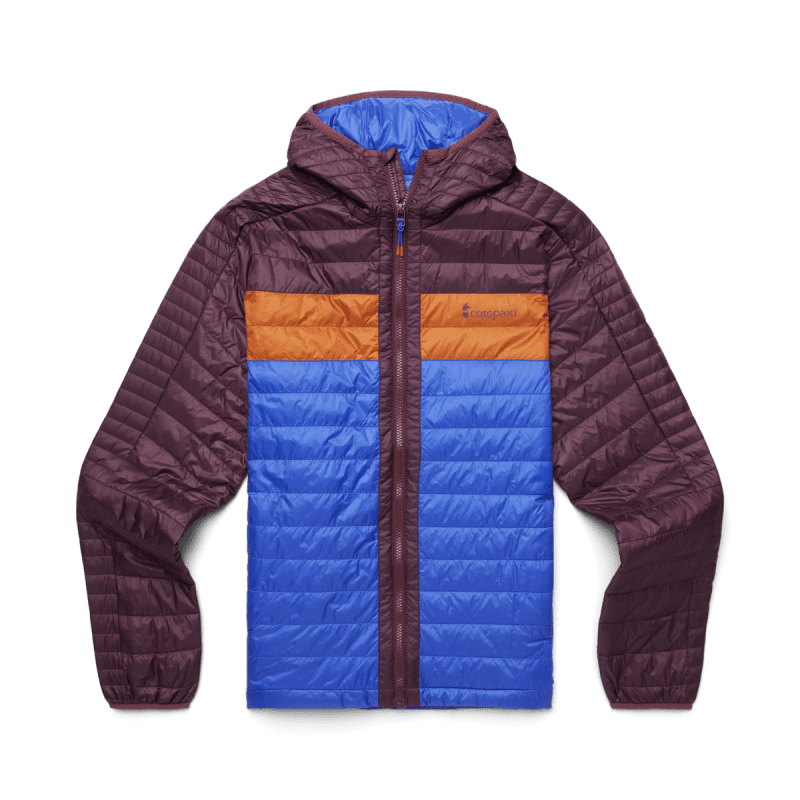 Capa Insulated Hooded Jacket - Men's, Wine/Blue Violet