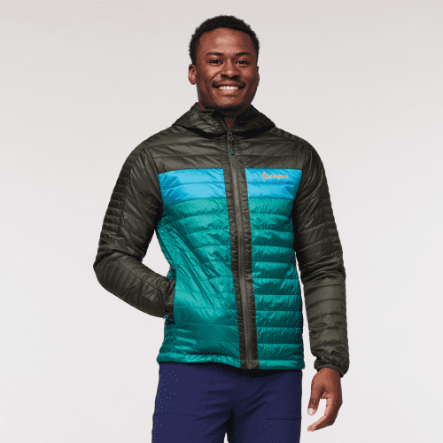 Capa Insulated Hooded Jacket - Men's, Woods/Greenery, Model Jeremy