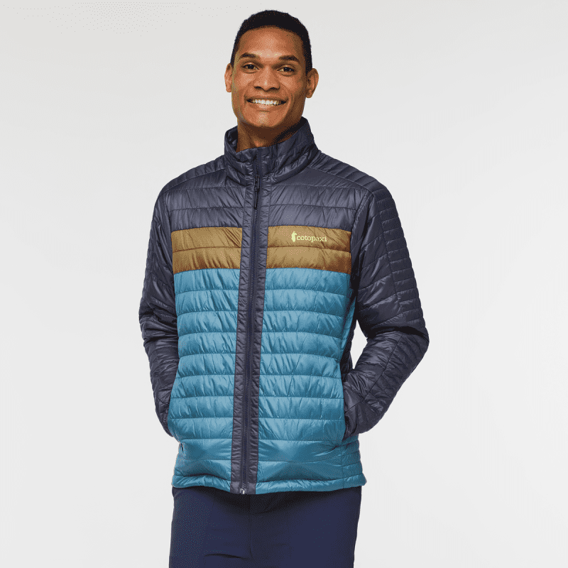 Capa Insulated Jacket - Men's, Graphite/Blue Spruce, Model Jason