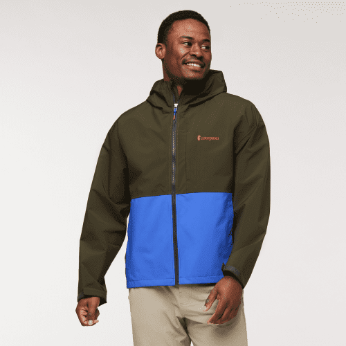 Cielo Rain Jacket - Men's, Woods, Model Jeremy