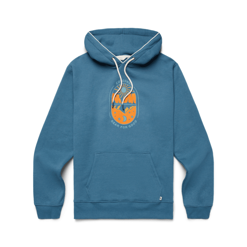 Day And Night Organic Pullover Hoodie - Men's, Blue Spruce