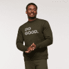 Do Good Crew Sweatshirt - Men's, Woods, Model Jeremy