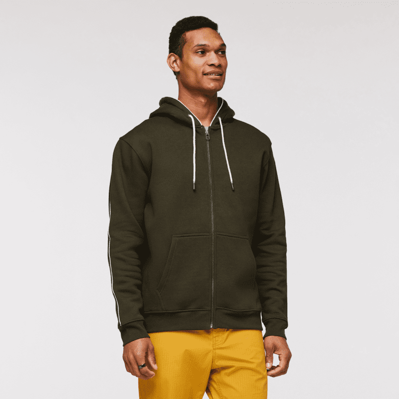 Do Good Organic Full-Zip Hoodie - Men's, Woods, Model Jason