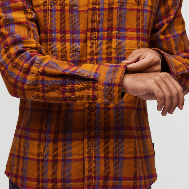 1200x1200png F23MMeroOrganicFlannelShirtSiennaPlaid 7