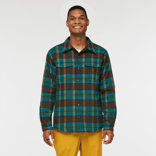 Salto Insulated Flannel Jacket - Men's, Woods Plaid, Model Jason