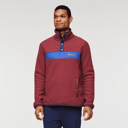 Teca Fleece Pullover - Men's, Carpaccio, Model Jason