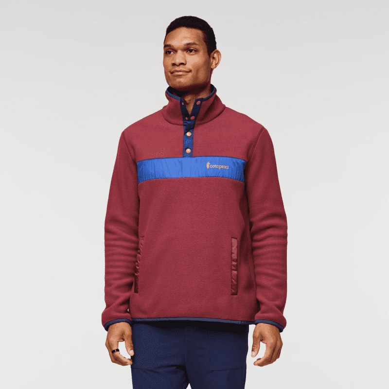 Teca Fleece Pullover - Men's, Carpaccio, Model Jason