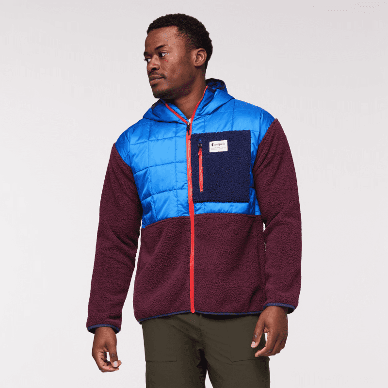 Trico Hybrid Jacket - Men's, Blue Violet/Wine, Model Jeremy