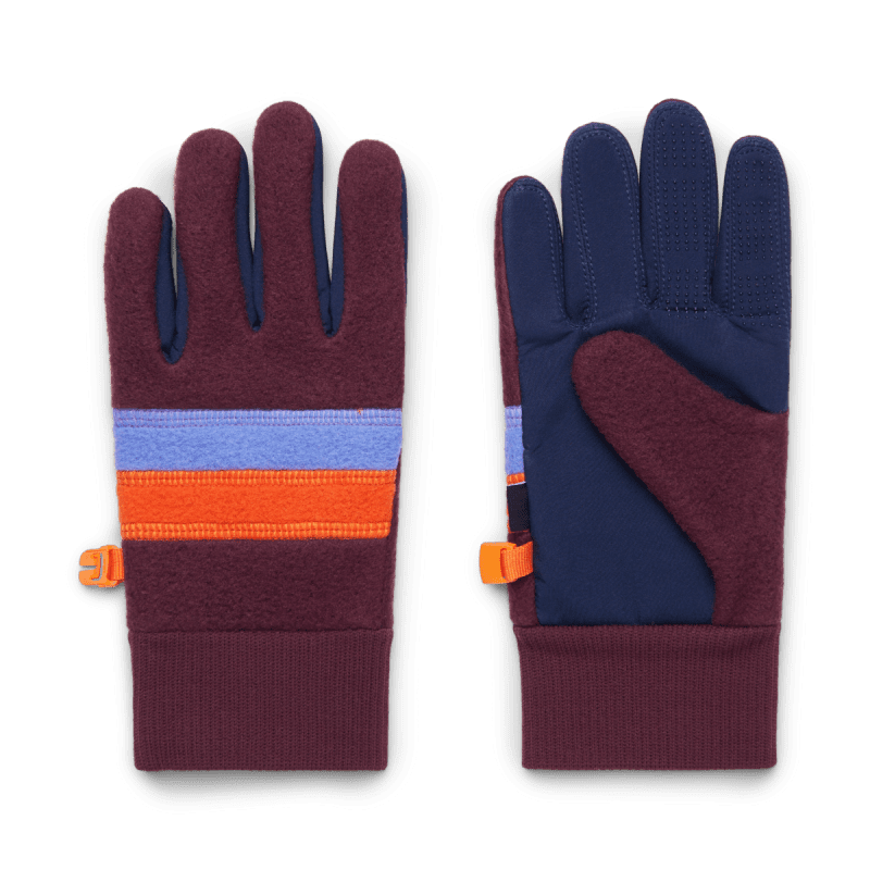 Teca Fleece Gloves, Wine