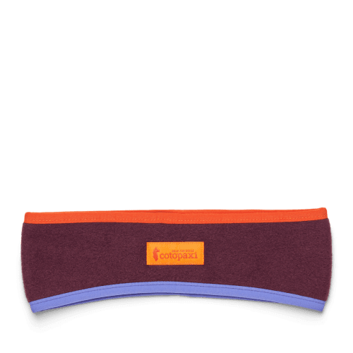 Teca Fleece Headband, Wine