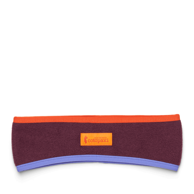 Teca Fleece Headband, Wine