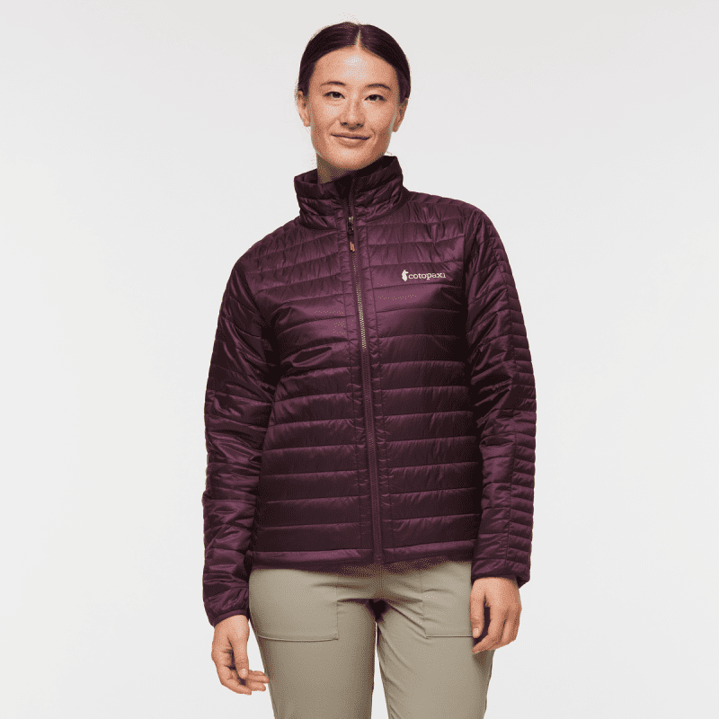 Capa Insulated Jacket - Women's, Cotopaxi Wine, Model Aya