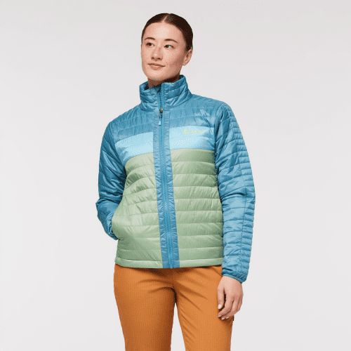 Capa Insulated Jacket - Women's, Drizzle/Aspen, Model Aya