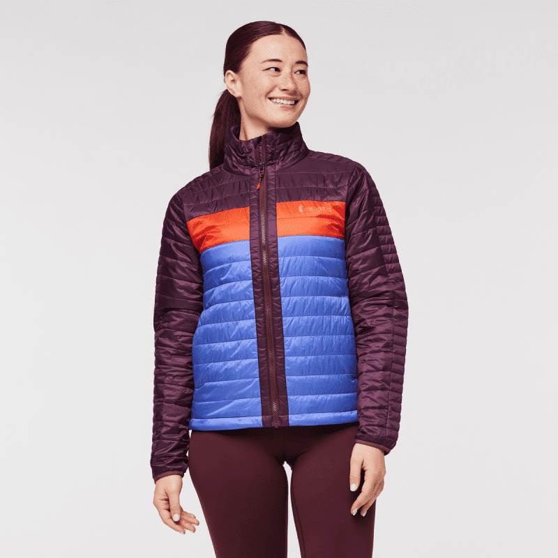 Capa Insulated Jacket - Women's, Wine/Amethyst, Model Aya