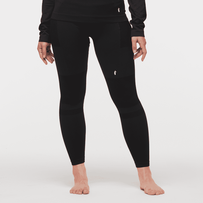 Debajo Seamless Baselayer Tight - Women's, Cotopaxi Black, Model Aya